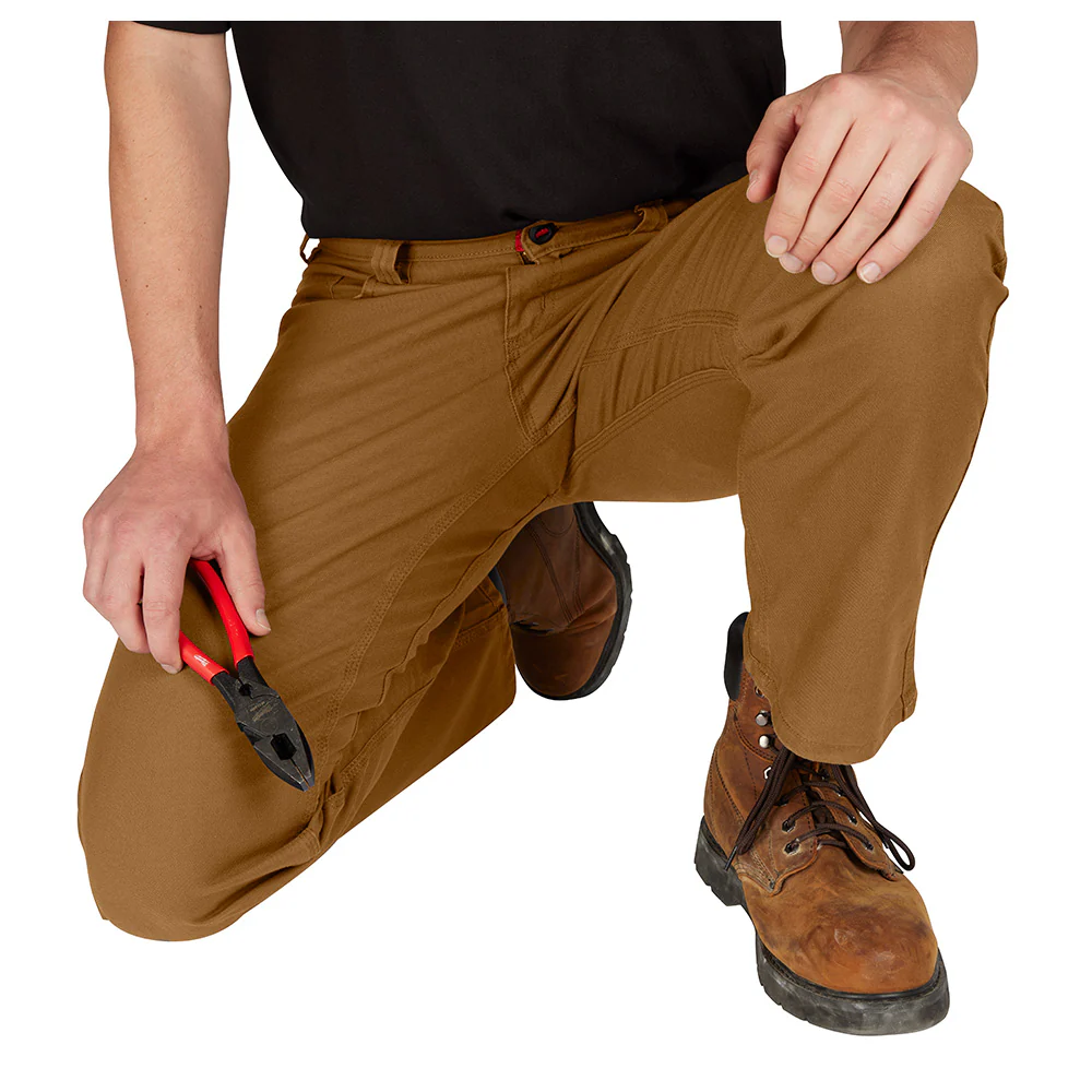 Milwaukee Heavy Duty Flex Work Pants - Khaki - Image 11