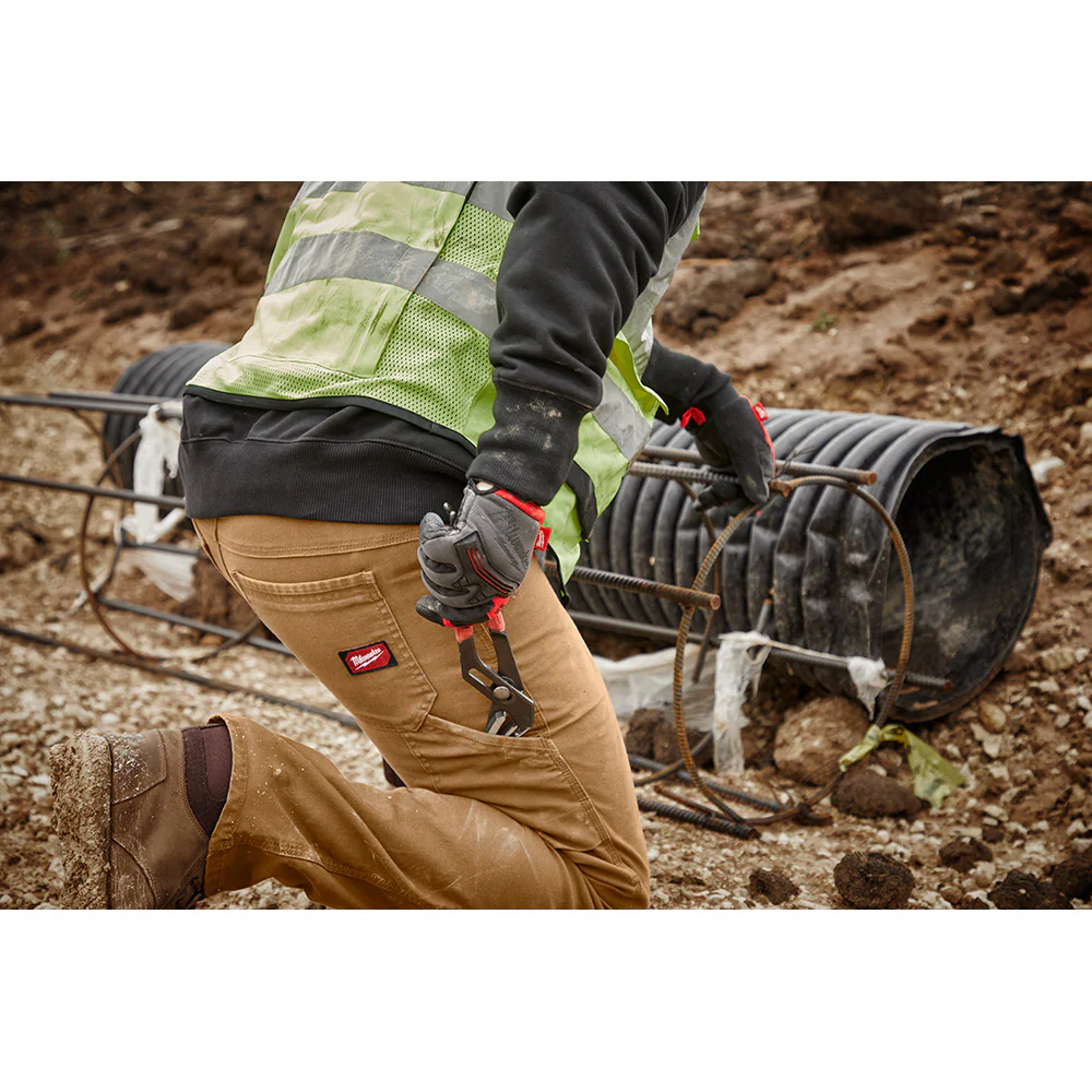 Milwaukee Heavy Duty Flex Work Pants - Khaki - Image 12