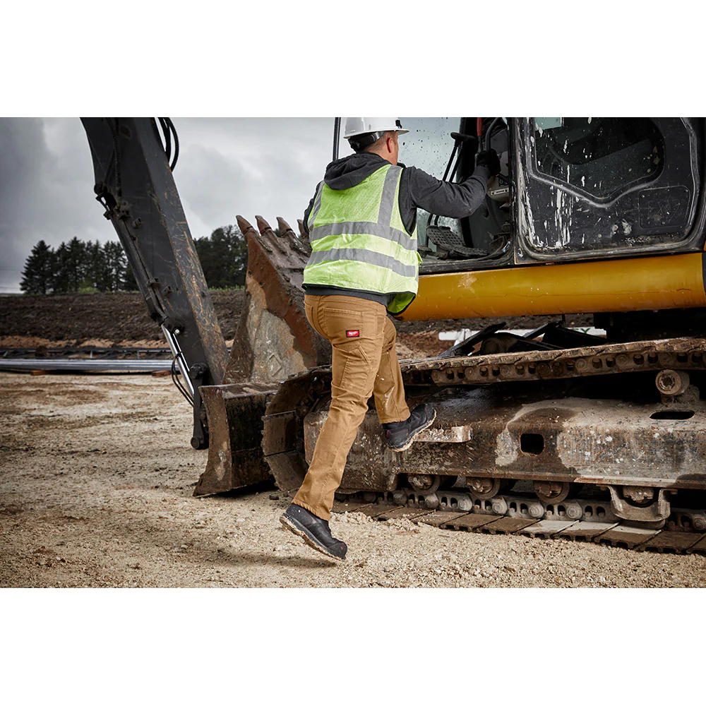 Milwaukee Heavy Duty Flex Work Pants - Khaki - Image 3