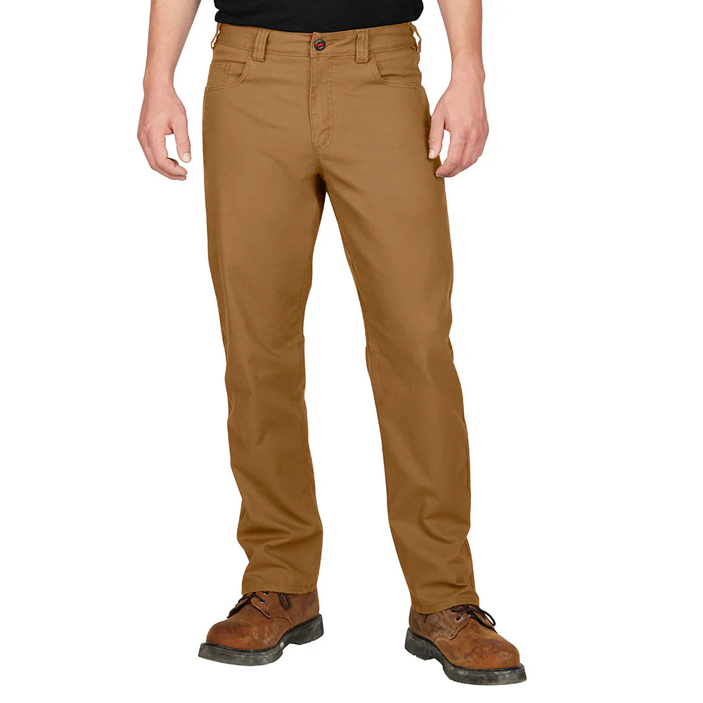 Milwaukee Heavy Duty Flex Work Pants - Khaki - Image 5