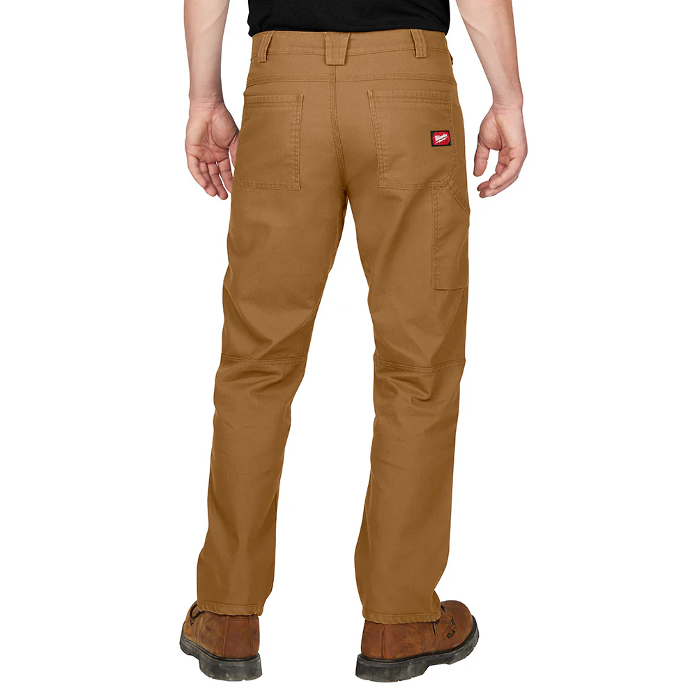 Milwaukee Heavy Duty Flex Work Pants - Khaki - Image 6