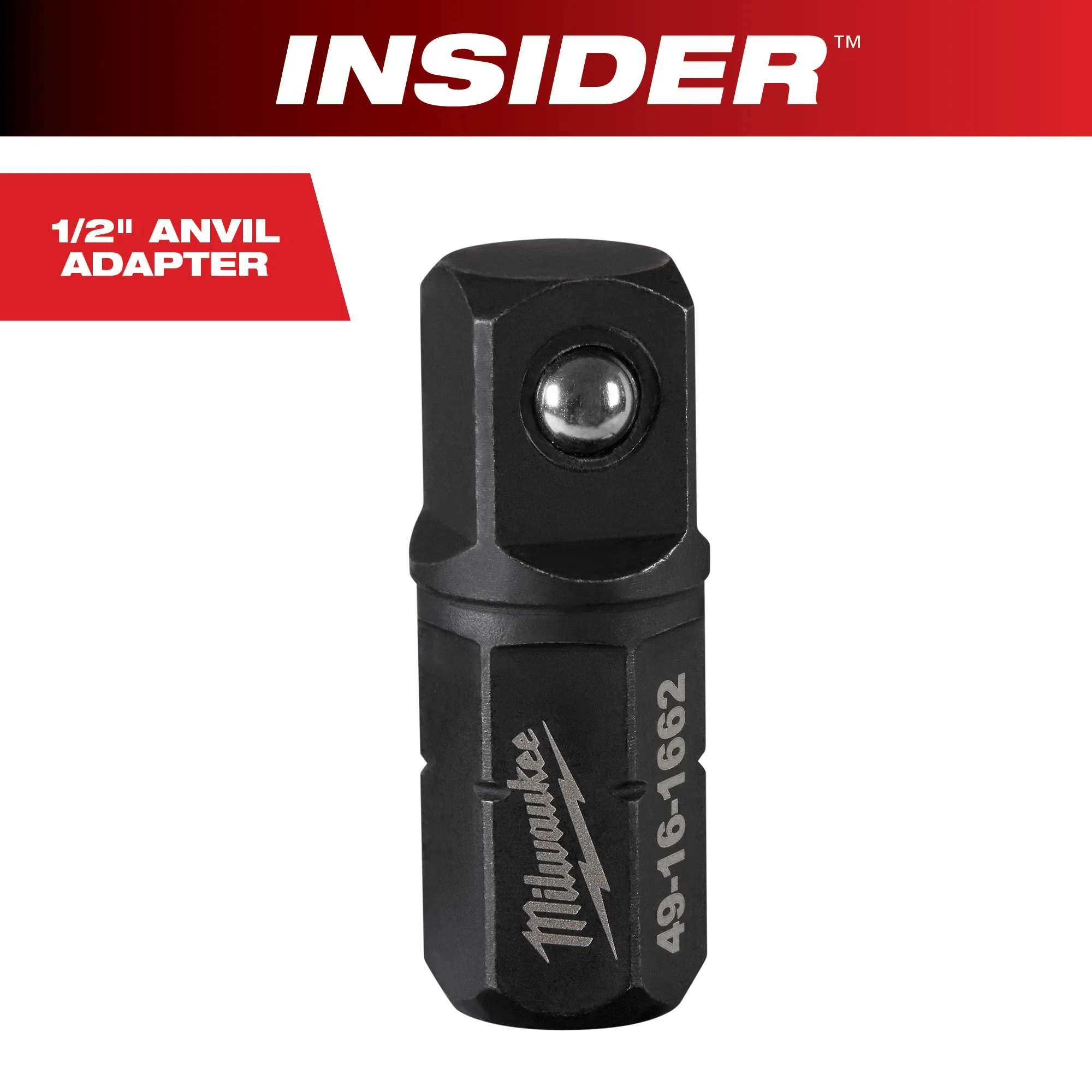 Milwaukee INSIDER™ Box Ratchet 1/2" Anvil Adapter - Image 7