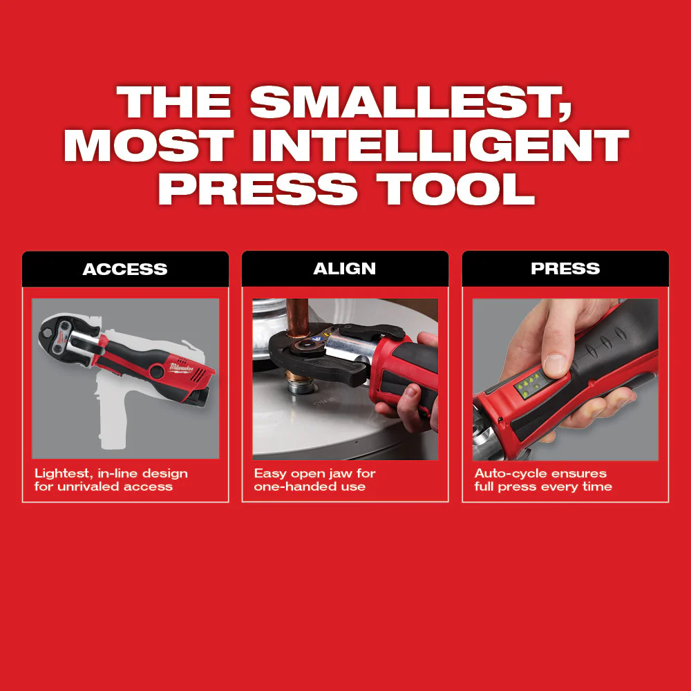 Milwaukee M12 FORCE LOGIC Press Tool Kit - Image 7