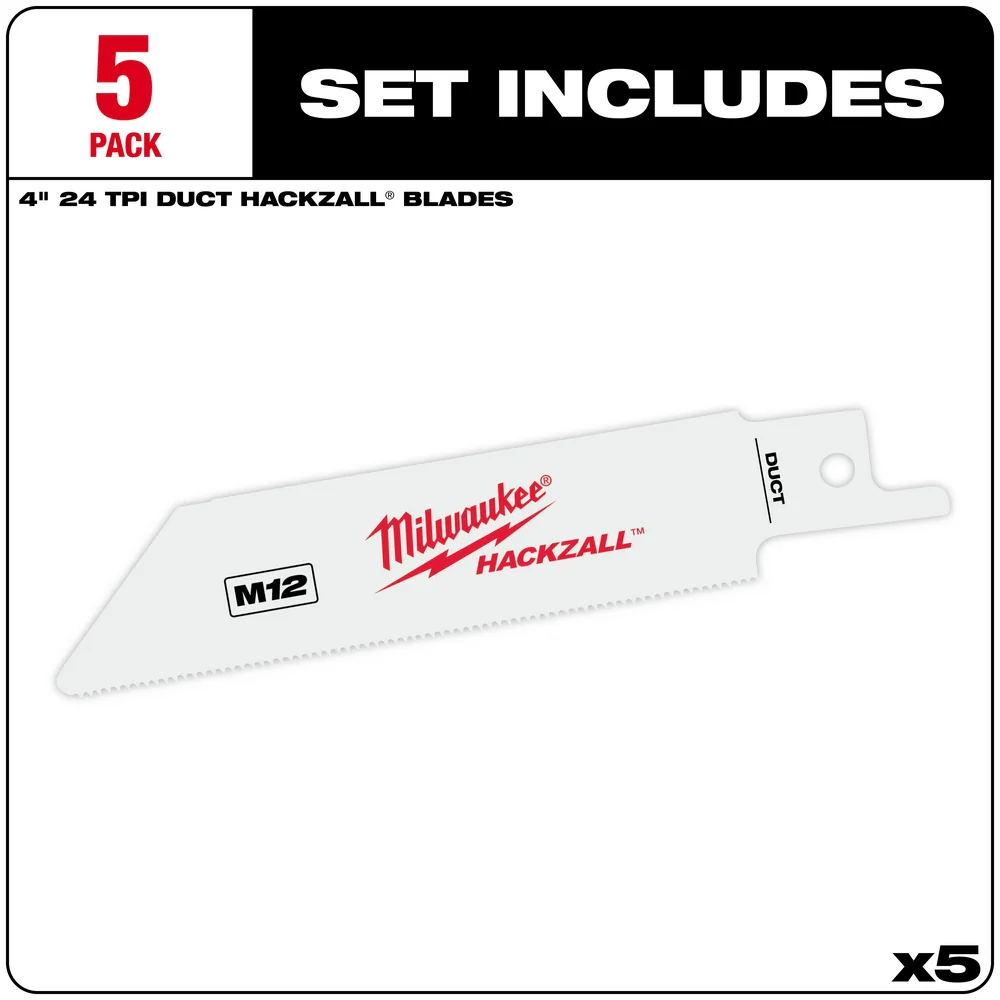Milwaukee M12 HACKZALLĀ® Bi-Metal Blades - Image 27