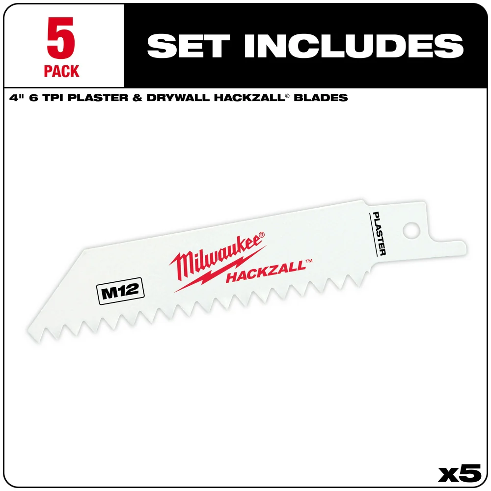 Milwaukee M12 HACKZALLĀ® Bi-Metal Blades - Image 40