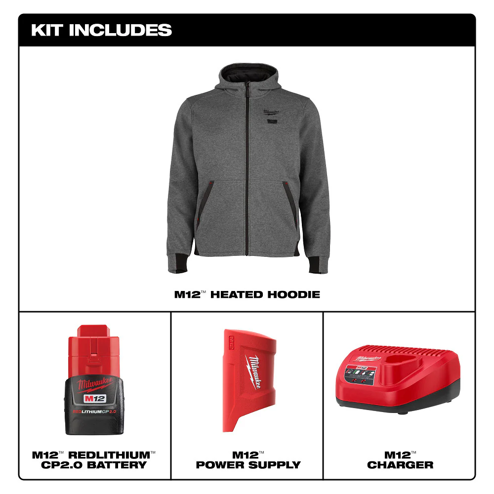 Milwaukee M12 Heated Hoodie Kit - Image 18