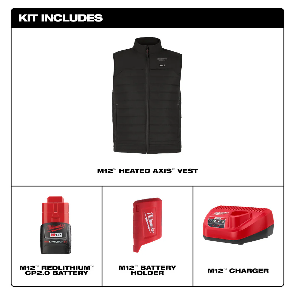 Milwaukee M12 NEXT GEN AXIS Heated Vest Kit - Image 56