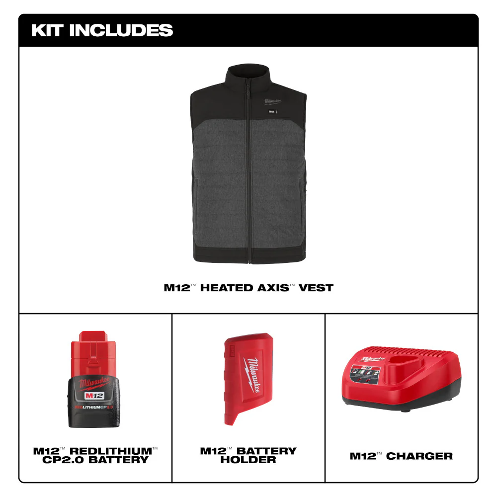 Milwaukee M12 NEXT GEN AXIS Heated Vest Kit - Image 69