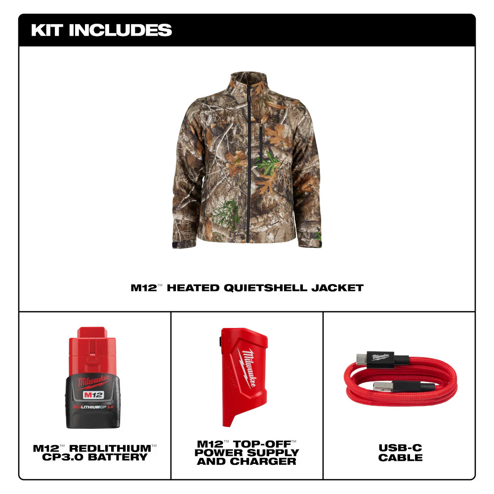 Milwaukee M12 QUIETSHELL NEXT GEN Heated Jacket Kit - Image 28