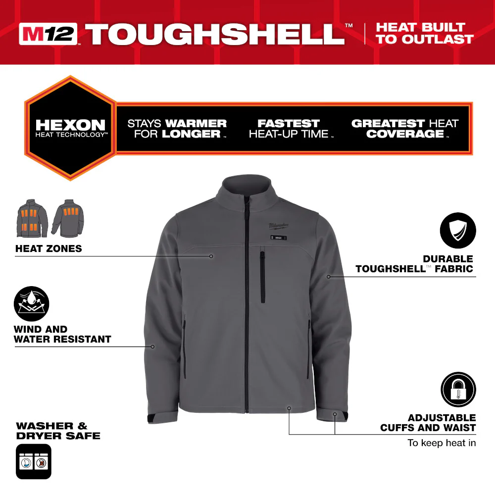 Milwaukee M12 TOUGHSHELL NEXT GEN Heated Jacket Kit - Image 106