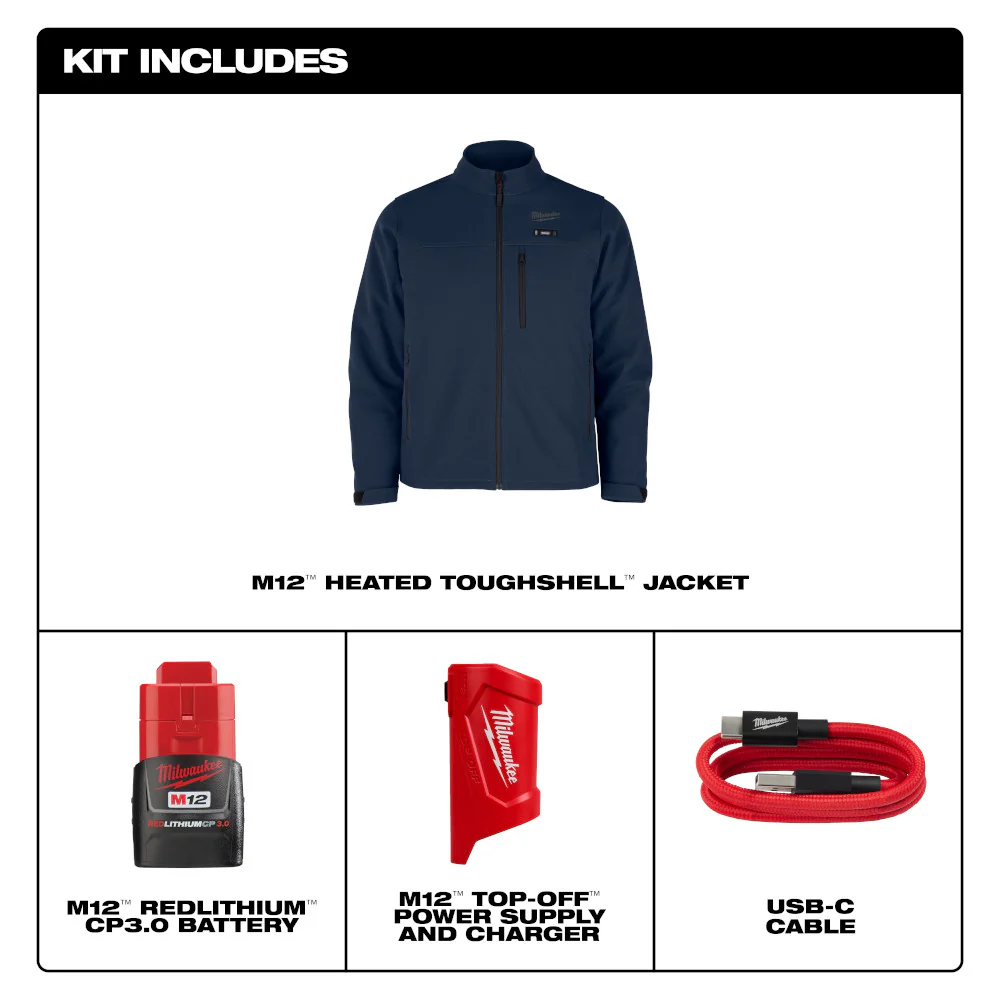 Milwaukee M12 TOUGHSHELL NEXT GEN Heated Jacket Kit - Image 134