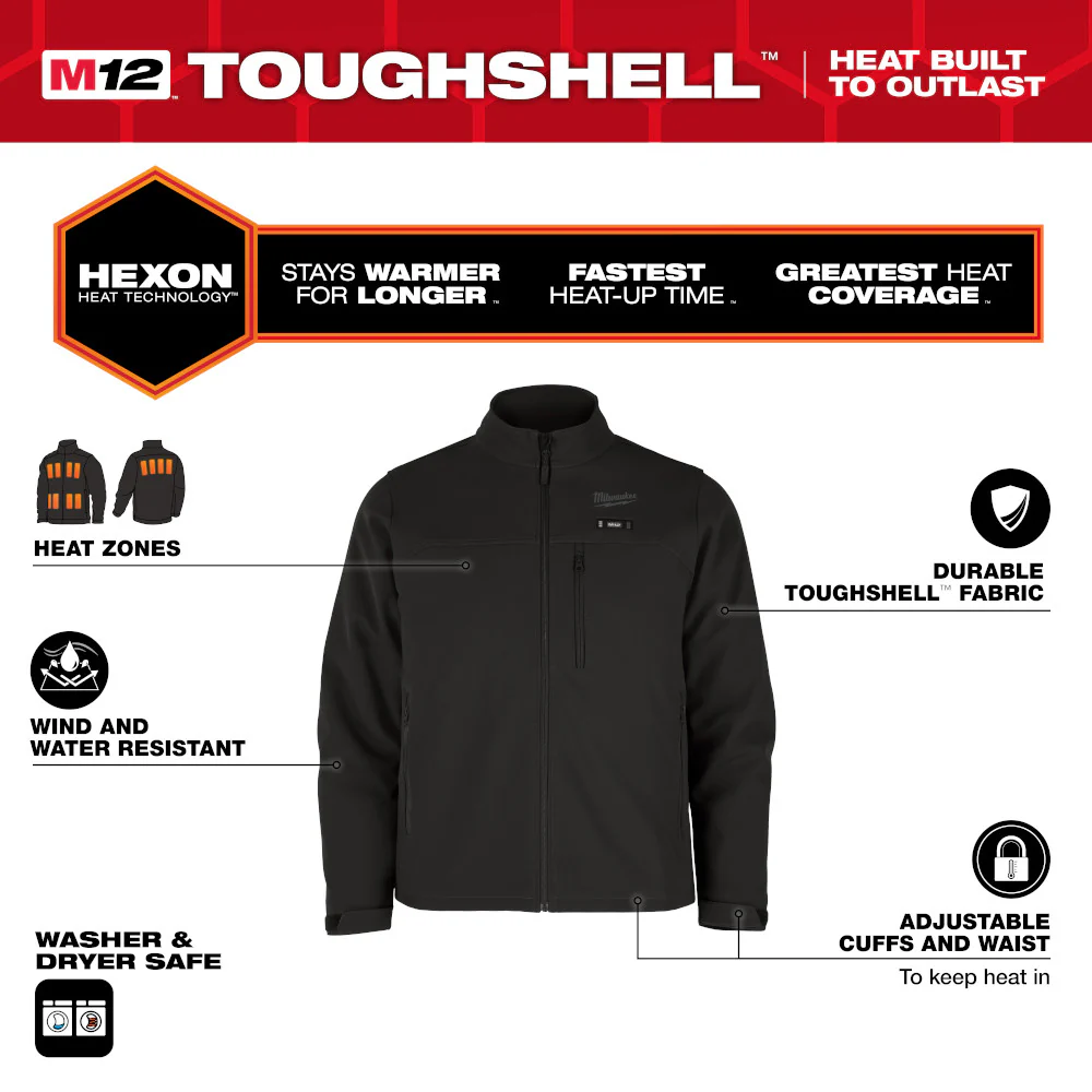 Milwaukee M12 TOUGHSHELL NEXT GEN Heated Jacket Kit - Image 2
