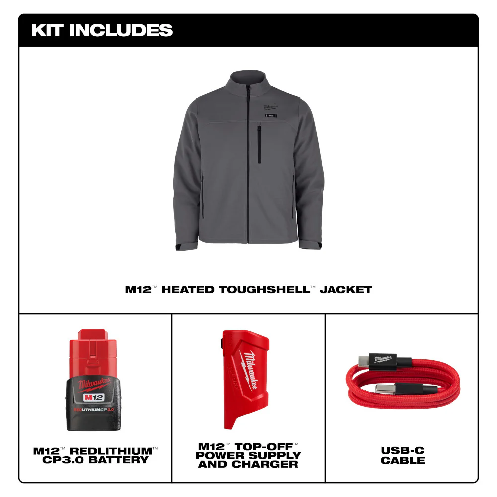Milwaukee M12 TOUGHSHELL NEXT GEN Heated Jacket Kit - Image 95