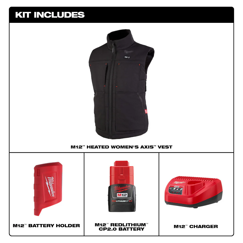 Milwaukee M12 Women's Heated AXIS Vest Kit - Image 16