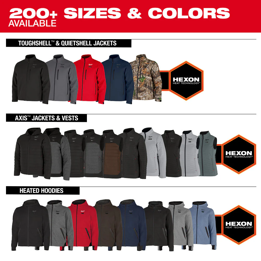 Milwaukee M12 Women's Heated Hoodie Kit - Image 113