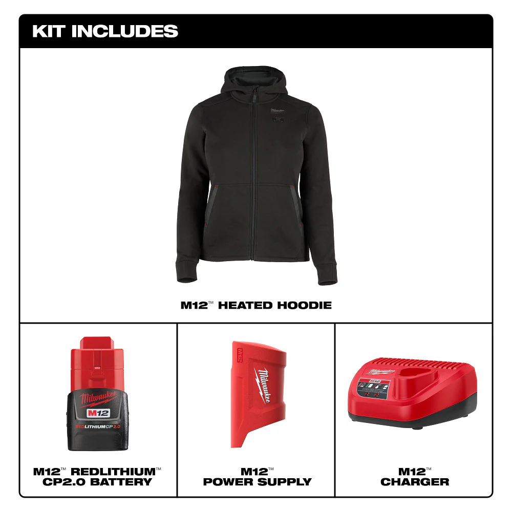 Milwaukee M12 Women's Heated Hoodie Kit - Image 15