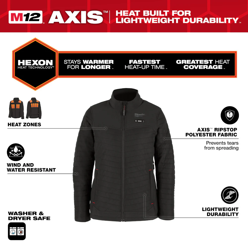 Milwaukee M12 Women's NEXT GEN AXIS Heated Jacket Kit - Image 26