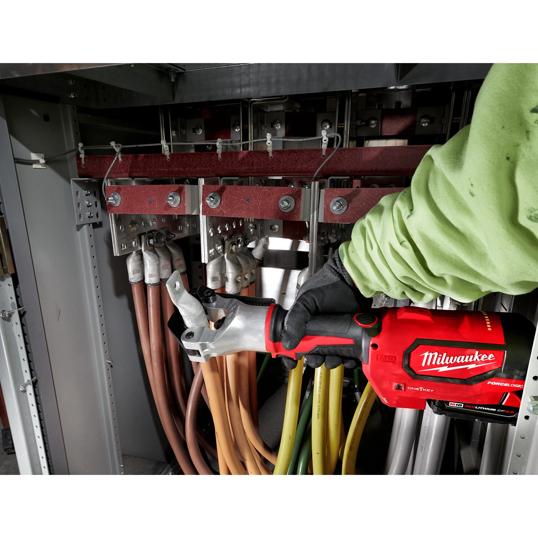 Milwaukee M18 FORCE LOGIC 750 MCM Dieless Crimper Kit - Image 10