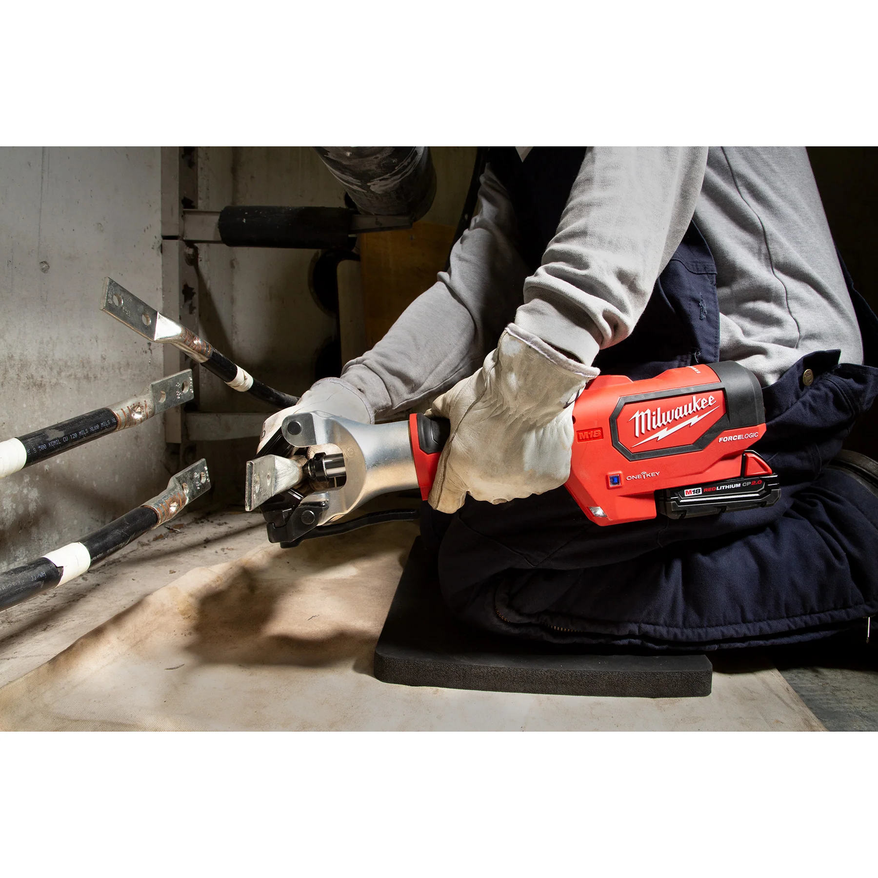 Milwaukee M18 FORCE LOGIC 750 MCM Dieless Crimper Kit - Image 12
