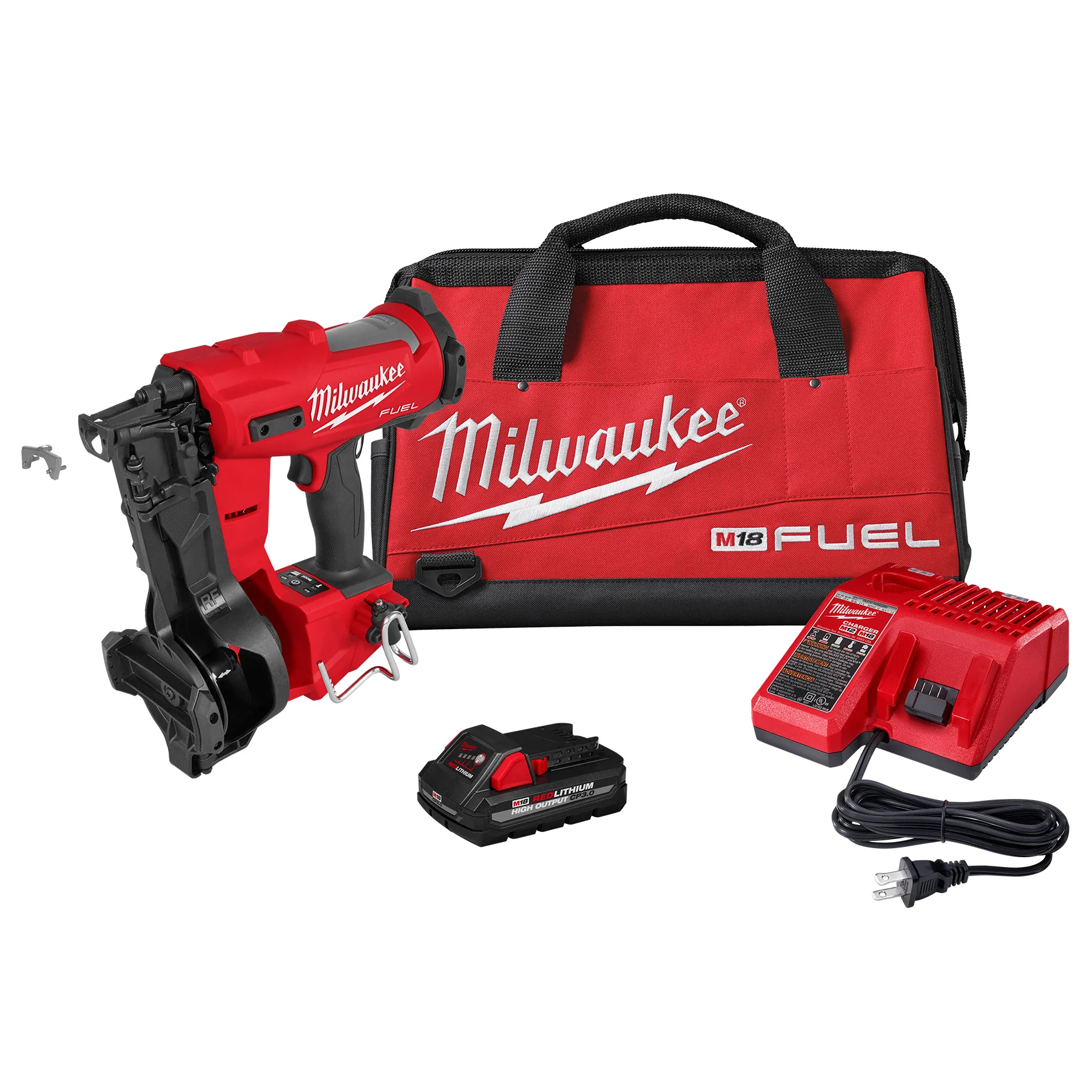 Milwaukee M18 FUEL Coil Roofing Nailer Kit