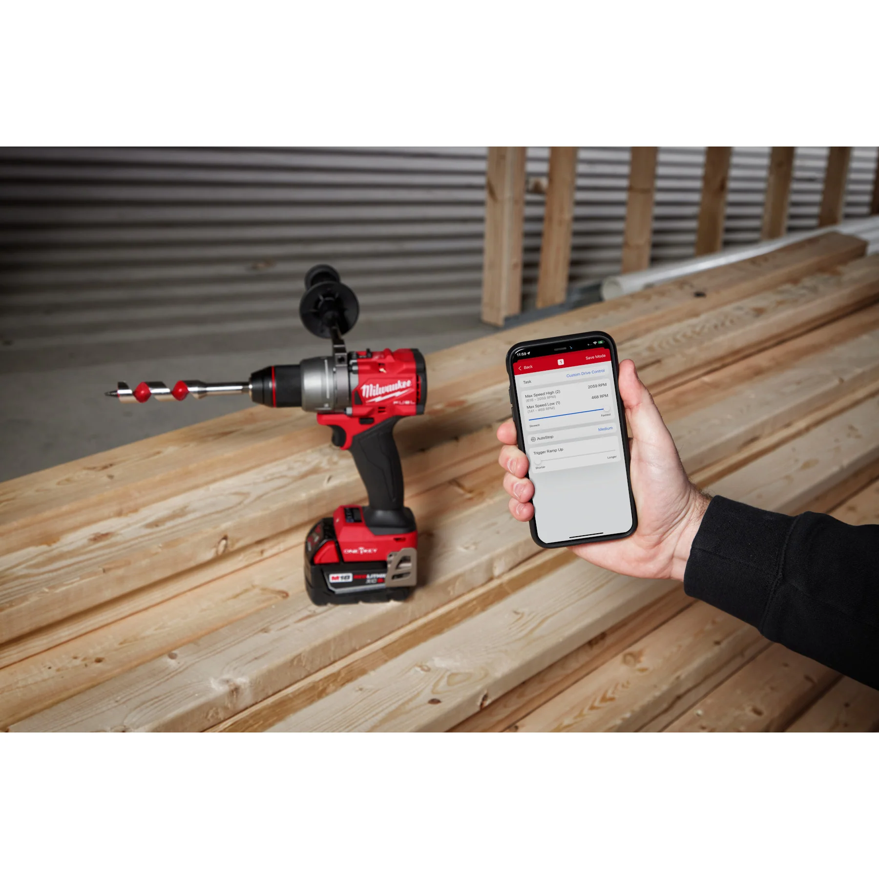 Milwaukee M18 FUEL Cordless 1/2" Hammer Drill/Driver w/ ONE-KEY - Tool Only - Image 9