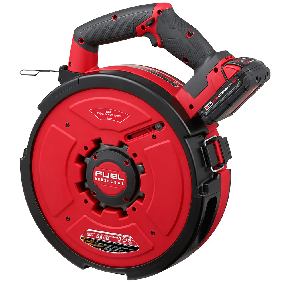 Milwaukee M18 FUEL Cordless ANGLER Steel Pulling Fish Tape Kit - Image 13