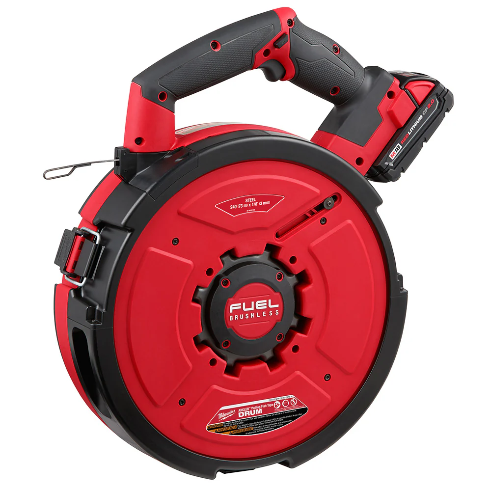 Milwaukee M18 FUEL Cordless ANGLER Steel Pulling Fish Tape Kit - Image 14