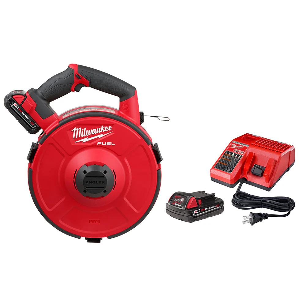 Milwaukee M18 FUEL Cordless ANGLER Steel Pulling Fish Tape Kit - Image 8
