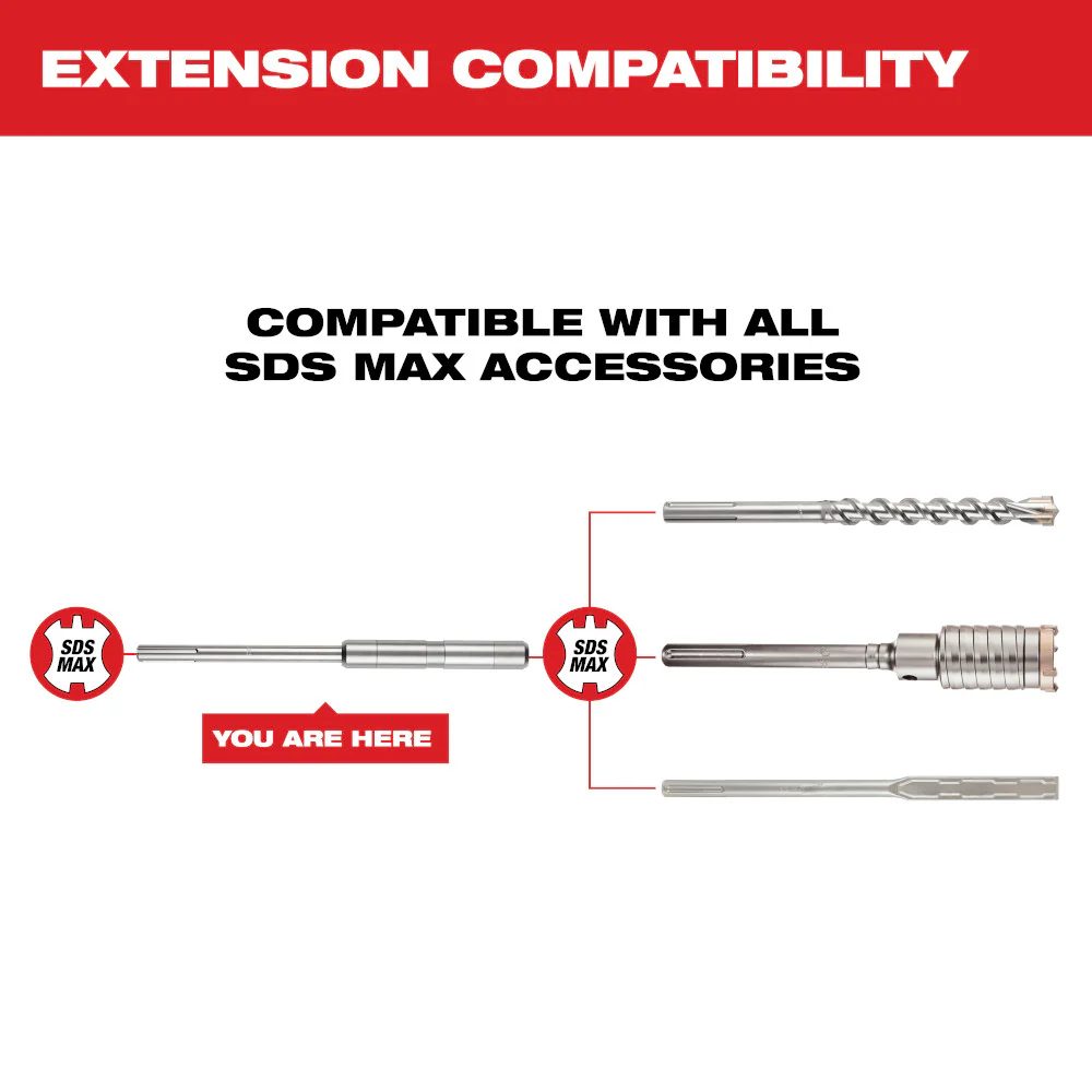 Milwaukee MAX-LOK™ SDS-MAX Extension - Image 8
