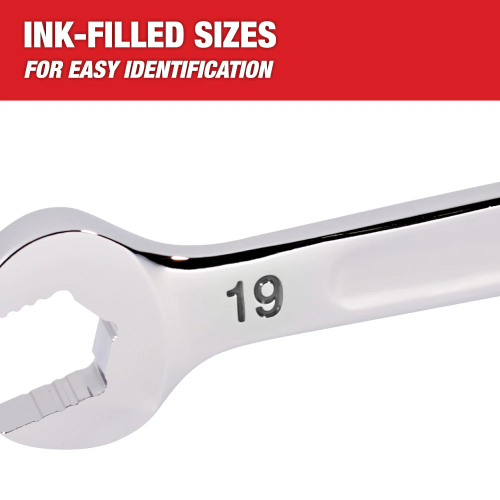 Milwaukee Metric Ratcheting Combination Wrench - Image 5