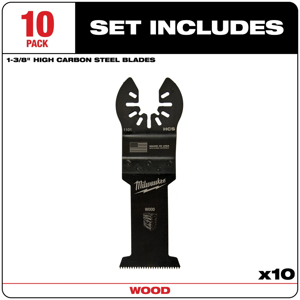 Milwaukee OPEN-LOK HCS Multi-Tool Wood Blades - Image 14
