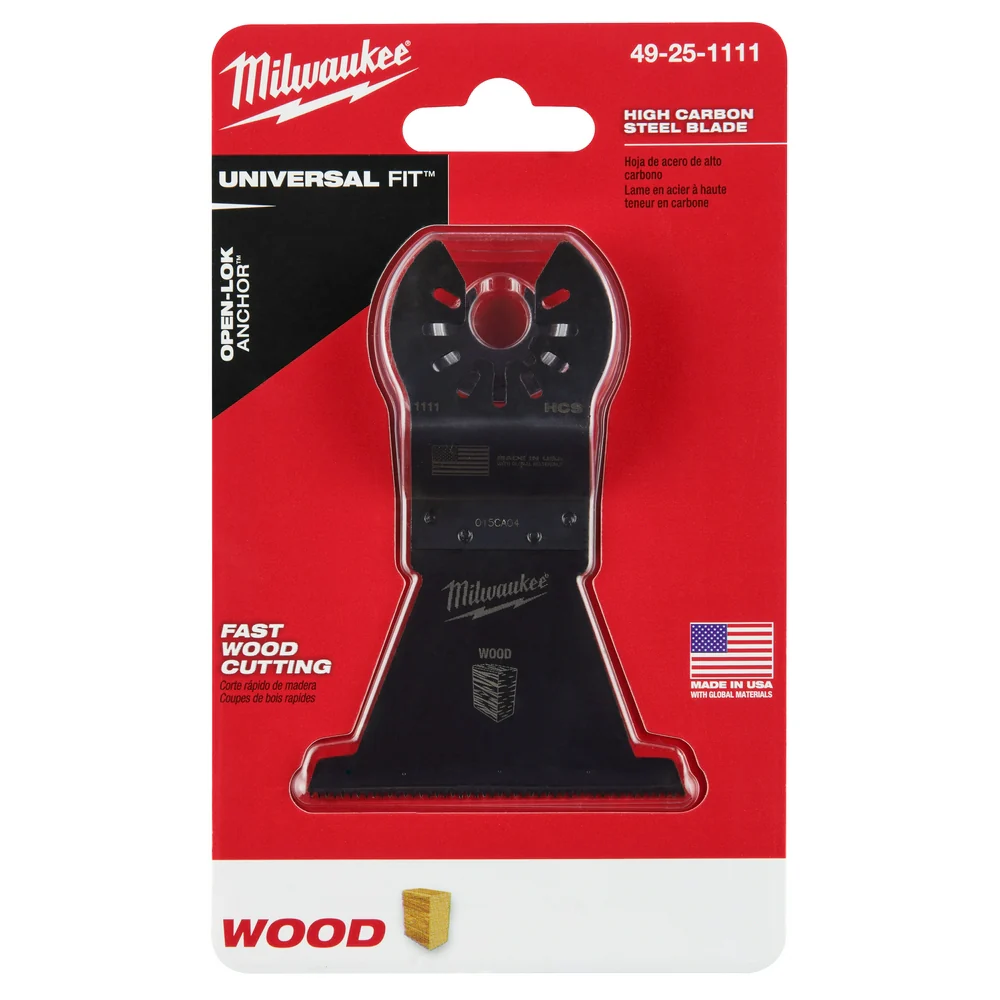 Milwaukee OPEN-LOK HCS Multi-Tool Wood Blades - Image 9