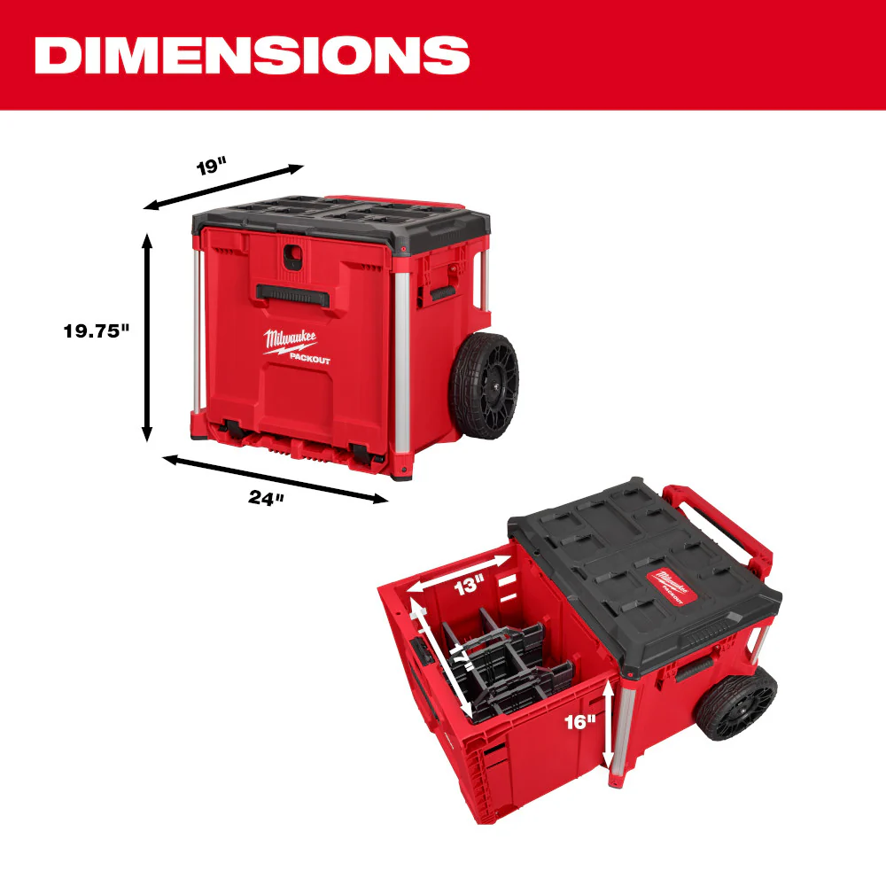 Milwaukee PACKOUT™ Rolling Drawer Tool Box - Image 6