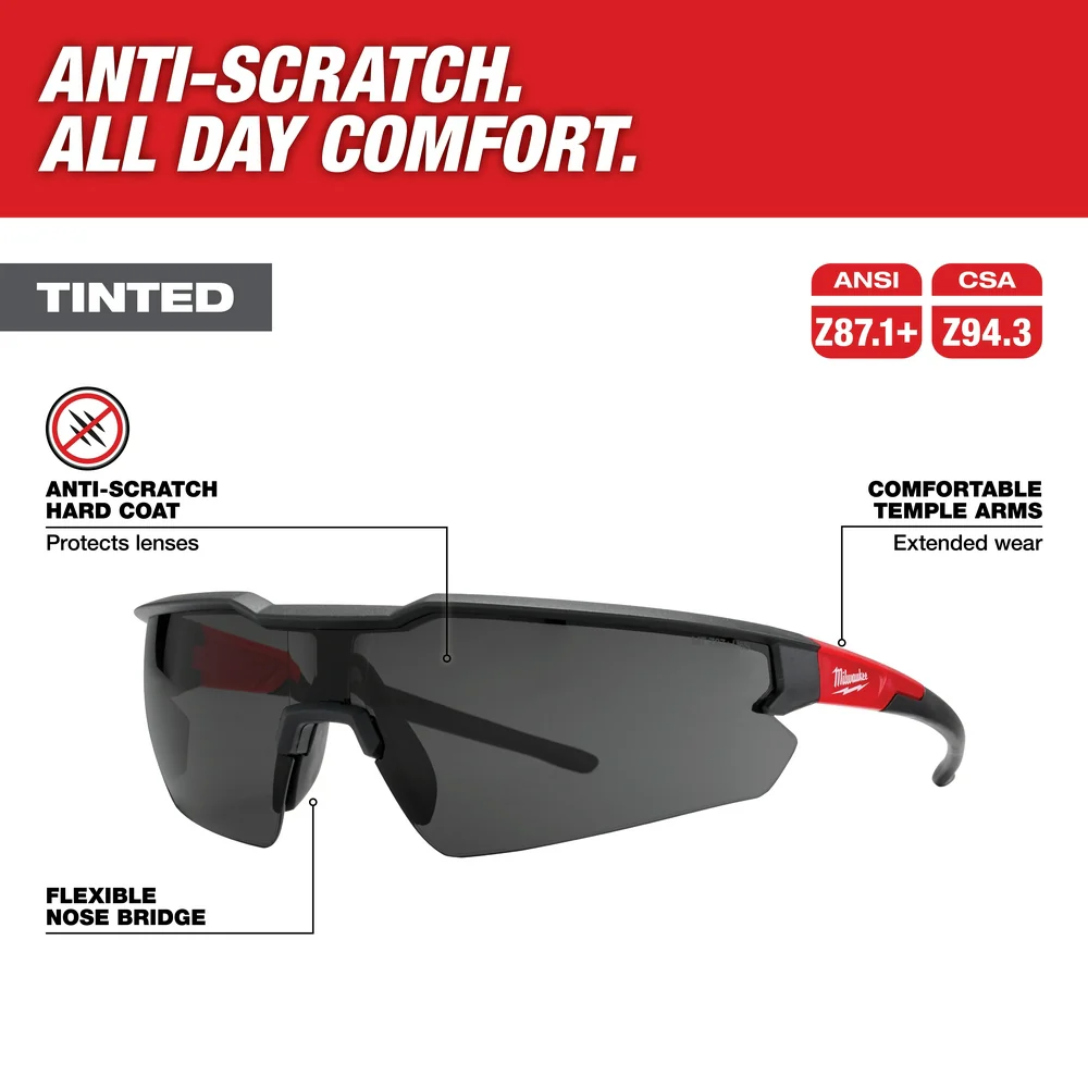 Milwaukee Safety Glasses Anti-Scratch Lenses - Image 8