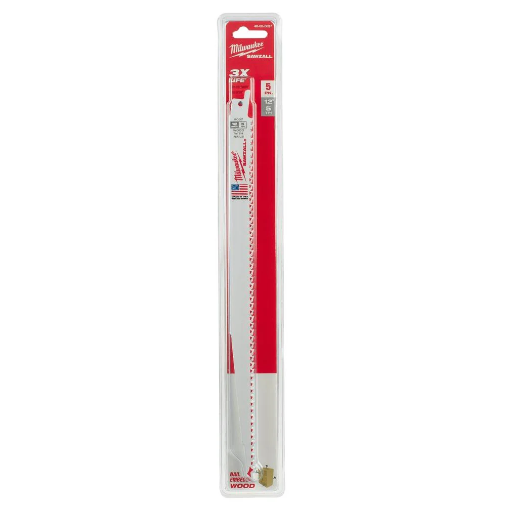 Milwaukee SAWZALL® Nail Embedded Wood Blades - Image 27
