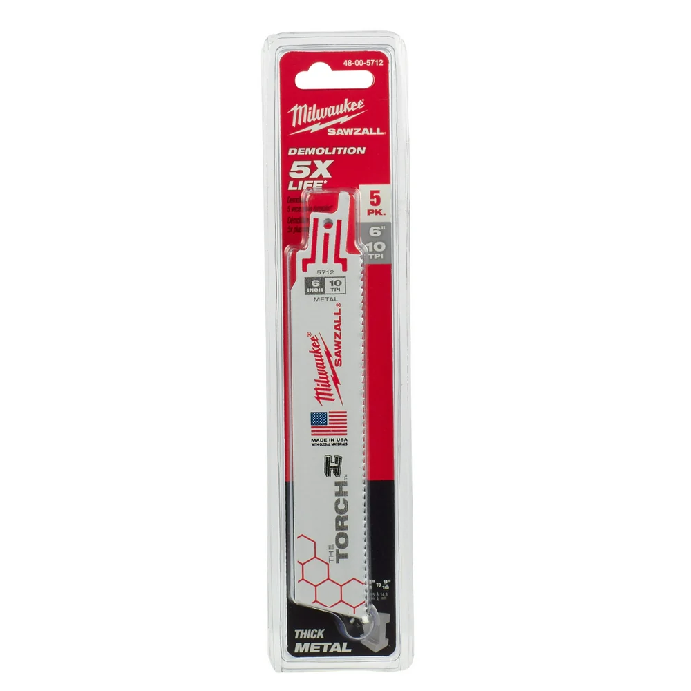 Milwaukee SAWZALL® The TORCH Metal Demolition Blades - Image 11
