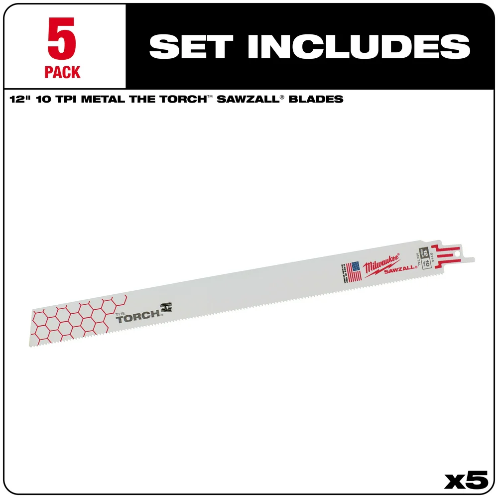Milwaukee SAWZALL® The TORCH Metal Demolition Blades - Image 16