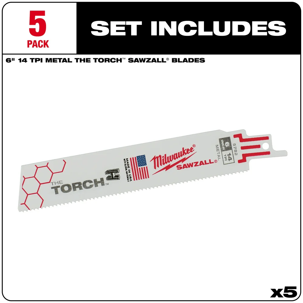 Milwaukee SAWZALL® The TORCH Metal Demolition Blades - Image 29