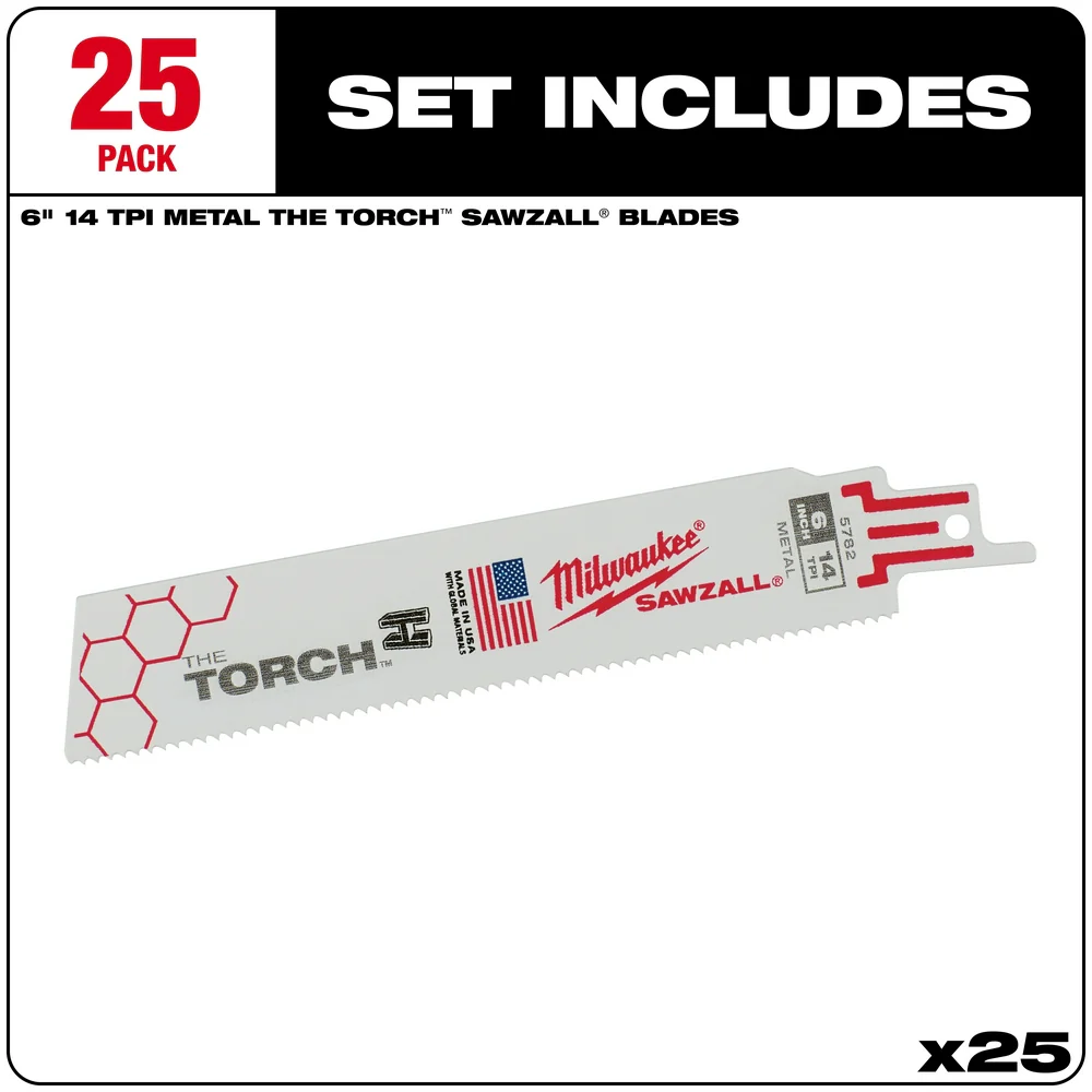 Milwaukee SAWZALL® The TORCH Metal Demolition Blades - Image 81