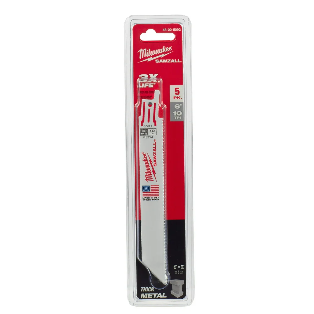 Milwaukee SAWZALL® Thin Kerf Metal Blades - Image 10