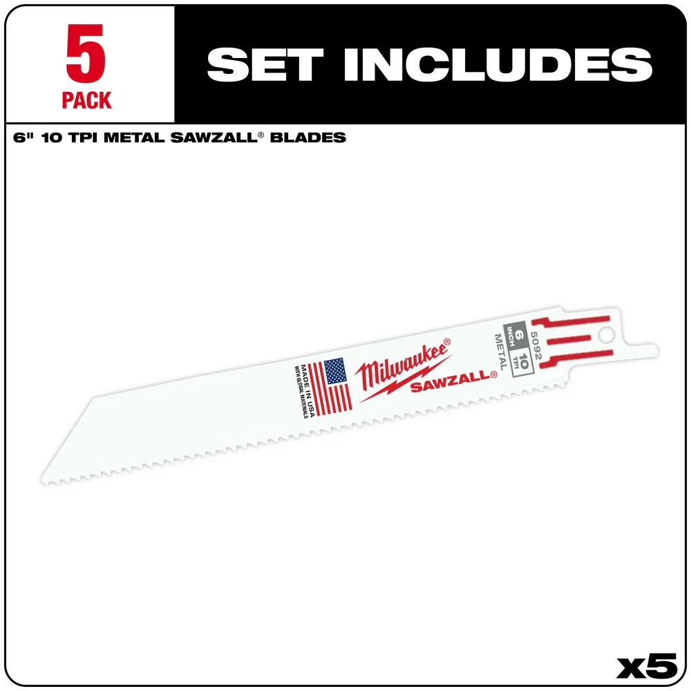 Milwaukee SAWZALL® Thin Kerf Metal Blades - Image 2