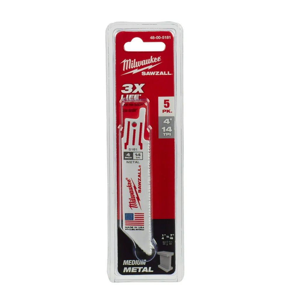 Milwaukee SAWZALL® Thin Kerf Metal Blades - Image 20