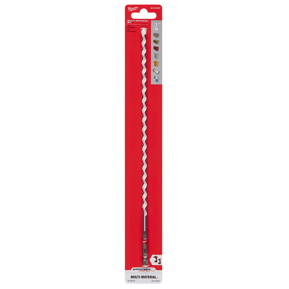 Milwaukee SHOCKWAVE Carbide Multi-Material Drill Bit - Image 47