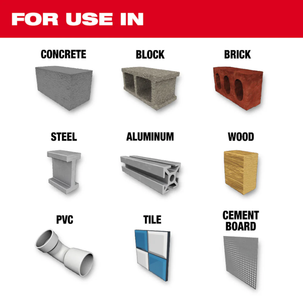 Milwaukee SHOCKWAVE Carbide Multi-Material Drill Bit - Image 62