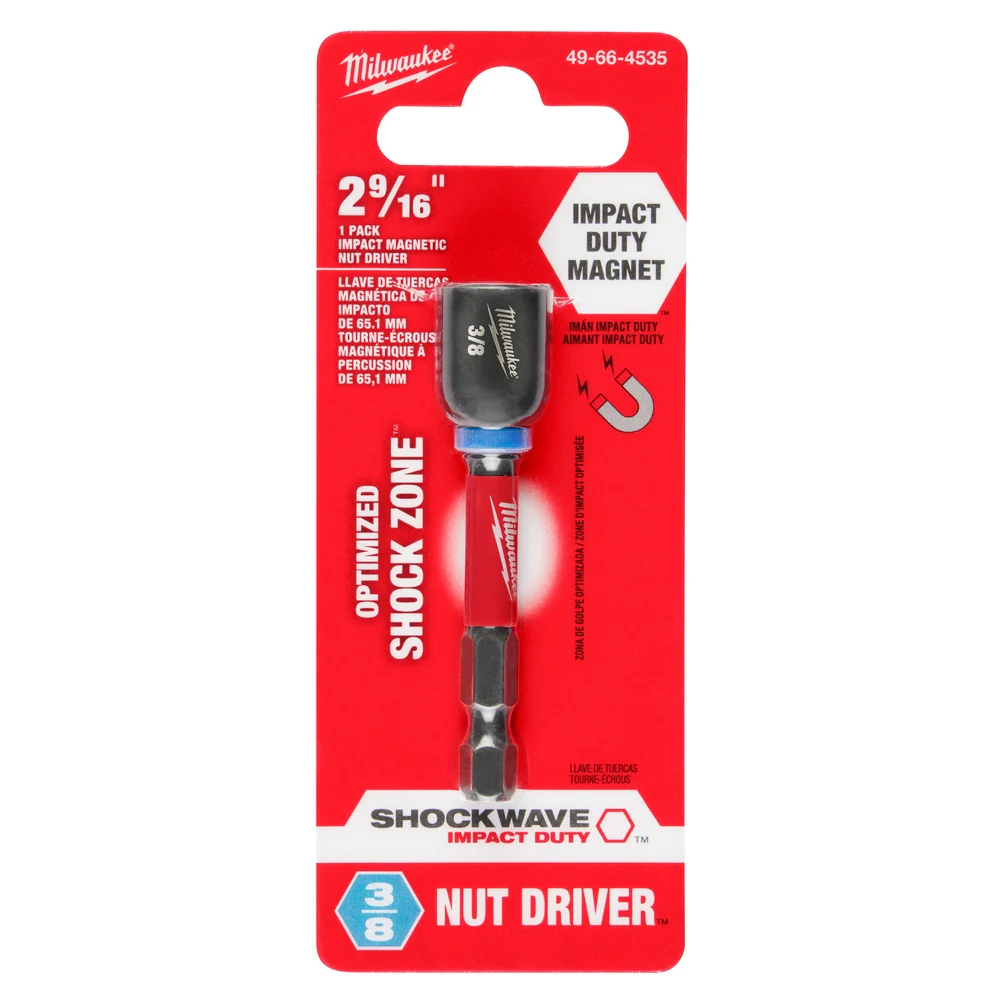 Milwaukee SHOCKWAVE Impact Duty 2-9/16" Magnetic Nut Drivers - Image 27