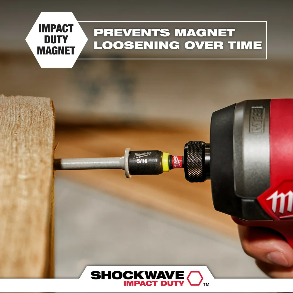 Milwaukee SHOCKWAVE Impact Duty 2-9/16" Magnetic Nut Drivers - Image 5