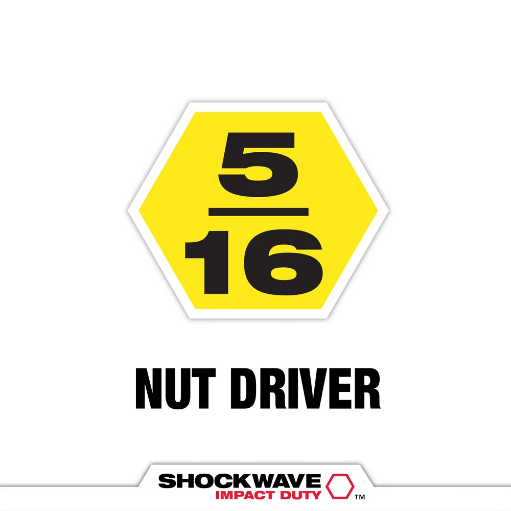 Milwaukee SHOCKWAVE Impact Duty 6" Magnetic Nut Drivers - Image 11