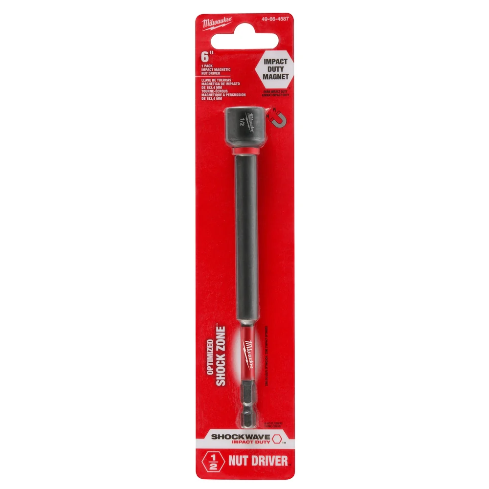 Milwaukee SHOCKWAVE Impact Duty 6" Magnetic Nut Drivers - Image 45