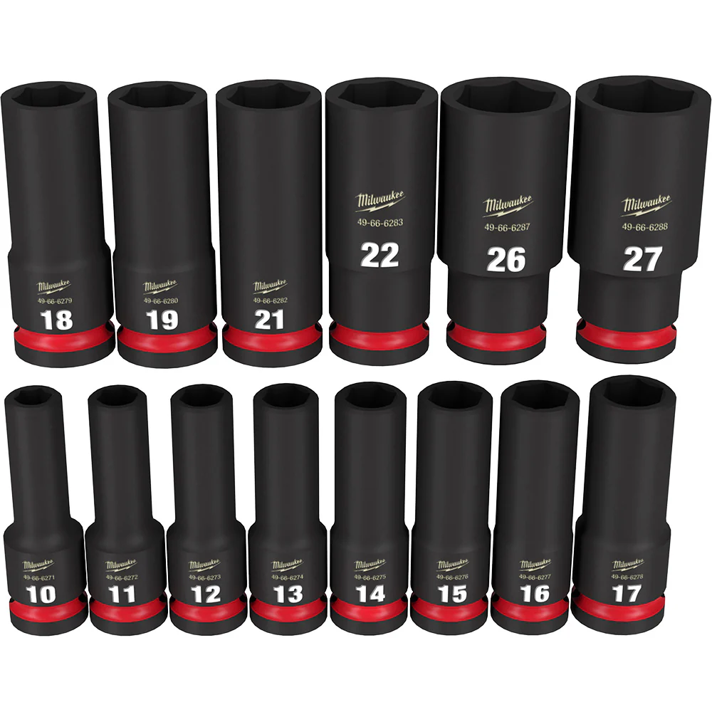 Milwaukee SHOCKWAVE Impact Duty Deep 6-Point Socket Set - Image 14