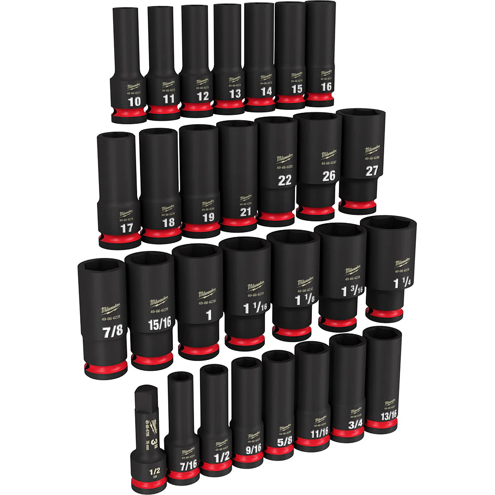 Milwaukee SHOCKWAVE Impact Duty Deep 6-Point Socket Set - Image 18
